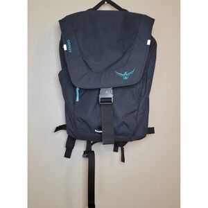 Osprey Women Backpack Flap Jill Black Hiking Travel School Bag